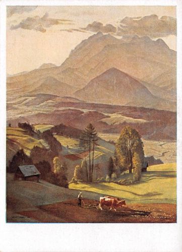 HDK 1027 Hans Frank Abend in den Ennstaler Bergen ngl 176.381