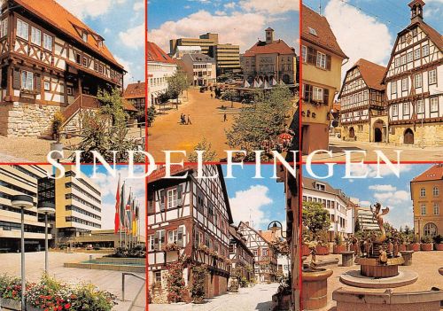 Sindelfingen Mehrbildkarte gl1989 176.594