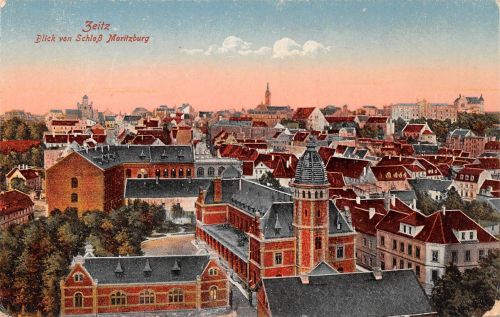 Zeitz Blick vom Schloß feldpgl1943 177.623