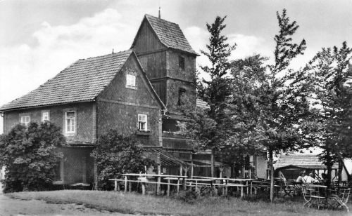 Arnstadt gaststätte Riechheimer Berg gl1961 177.897