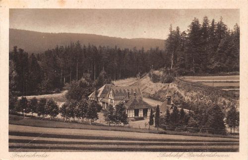 Friedrichroda Bahnhof Reinhardsbrunn gl1929 178.792