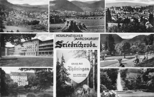 Friedrichroda Mehrbildkarte gl1960 178.795