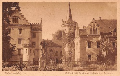 Friedrichroda Schloß mit Denkmal ngl 178.801