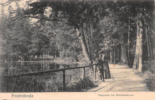 Friedrichroda Parkpartie von Reinhartsbrunn gl 178.814