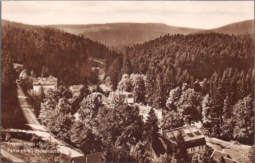 Friedrichroda Partie am Waldschlösschen ngl 178.833
