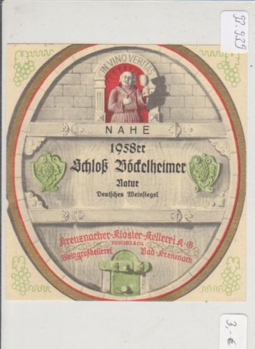 1958er Schloss Böckelheimer Bad Kreuznach 93.939