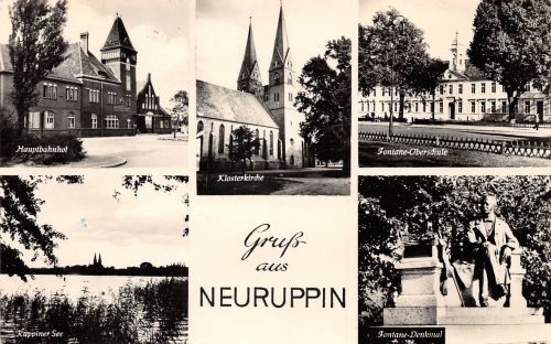 Neuruppin Mehrbildkarte gl1957 179.161