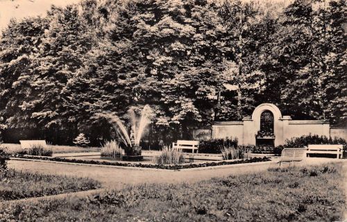 Bad Wilsnack Kurpark mit Springbrunnen gl1960 179.500
