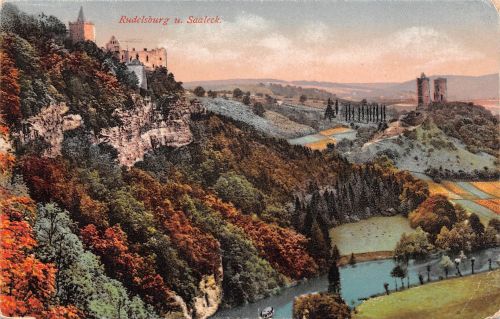 Rudelsburg und Burg Saaleck ngl 179.799