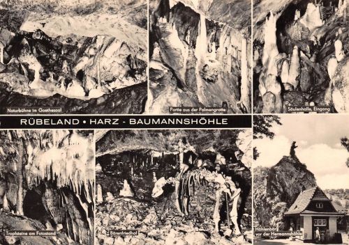 Rübeland Harz Baumannshöhle Mehrbildkarte gl 181.116