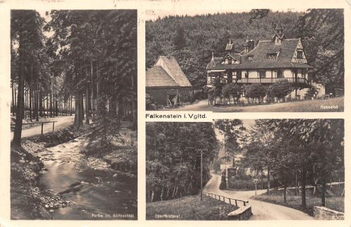 Falkenstein i. Vogtl. Mehrbildkarte gl1944 181.274