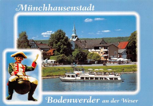 Bodenwerder a.d. Weser Teilansicht ngl 181.365