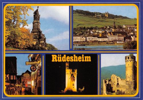 Rüdesheim a. Rhein Mehrbildkarte ngl 181.387