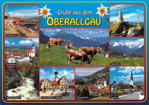 Oberallgäu Mehrbildkarte ngl 181.407