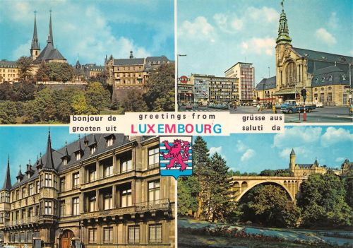 Luxemburg Mehrbildkarte ngl 181.445