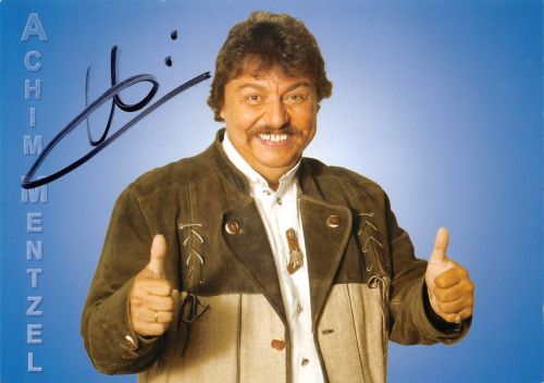 Autogrammkarte Achim Mentzel ngl 181.454