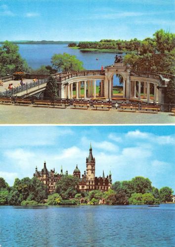 Schwerin Schloß Mehrbildkarte ngl 181.969
