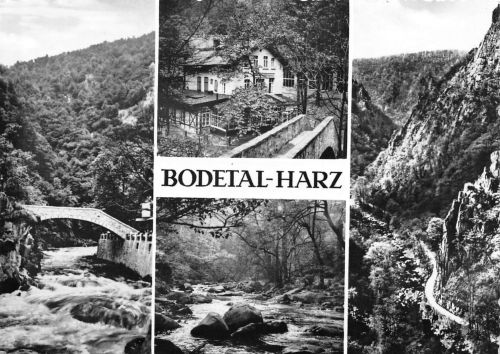 Thale (Harz) Bodetal Mehrbildkarte ngl 182.026