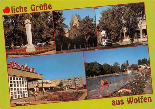 Wolfen Mehrbildkarte ngl 182.030