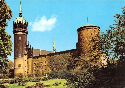 Wittenberg Schloß und Schloßkirche ngl 182.045