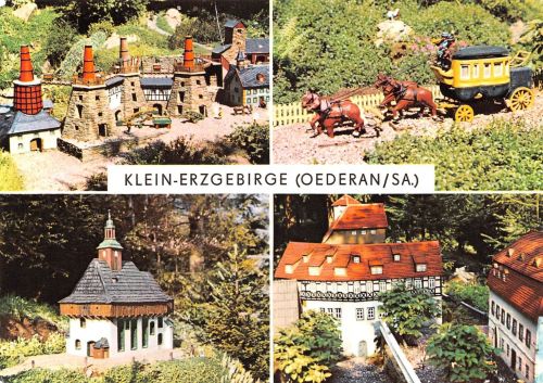 Oederan (Sachsen) Klein-Erzgebirge Mehrbildkarte ngl 182.278