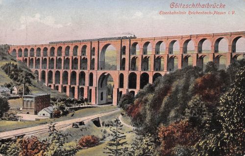 Göltzschtalbrücke Eisenbahnlinie Reichenbach - Plauen i. V. ngl 182.289