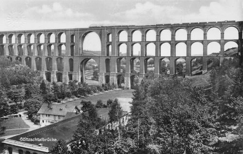 Göltzschtalbrücke Eisenbahnlinie Reichenbach - Plauen i. V. ngl 182.290