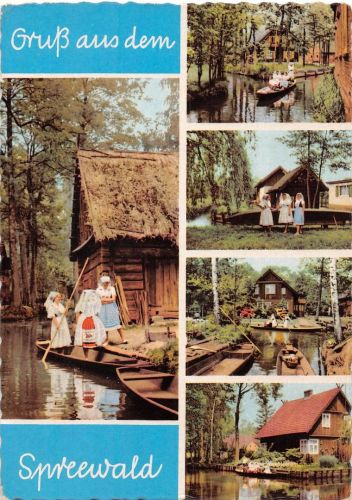 Spreewald Mehrbildkarte gl1964 182.382