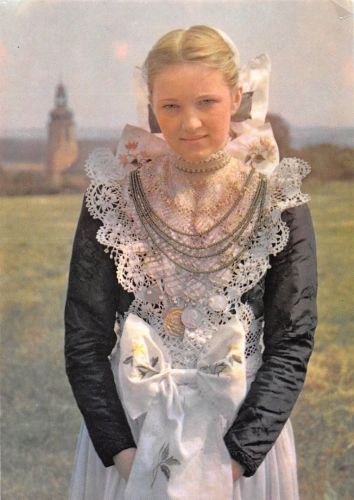 Spreewald Sorbische katholische Brautjungfer ngl 182.393