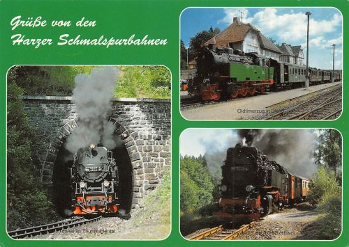 Harz Schmalspurabahn Mehrbildkarte ngl 182.417
