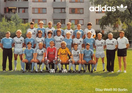 Sport-Fußball Blau-Weiß 90 Berlin Mannschaftsfoto Saison 85/86 ngl 182.426