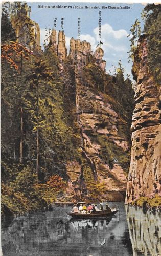 Böhm. Schweiz Edmundsklamm Die Klammfamilie ngl 182.433