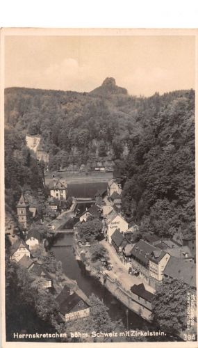 Böhmen Herrnskretschen mit Zirkelstein ngl 182.436