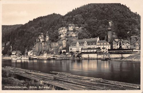 Böhmen Herrnskretschen Panorama ngl 182.437
