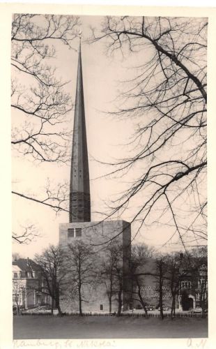 Hamburg St. Nikolai-Kirche Fotokarte ngl 182.453