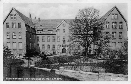 Werl Westf. Exerzitienhaus der Franziskaner gl1940 182.513