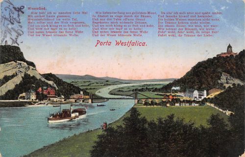 Porta Westfalica Weserlied Text gl1918 182.520