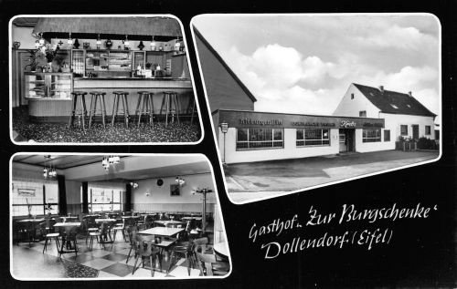 Dollendorf/Eifel Gasthof "Zur Burgschenke" Mehrbildkarte ngl 182.533
