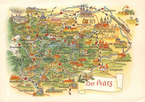 Der Harz AK als Landkarte ngl 182.576