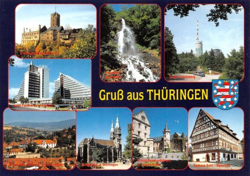 Thüringen Mehrbildkarte ngl 182.598