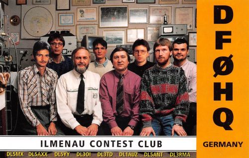 Ilmenau Contest Club Funkerkarte ngl 183.683