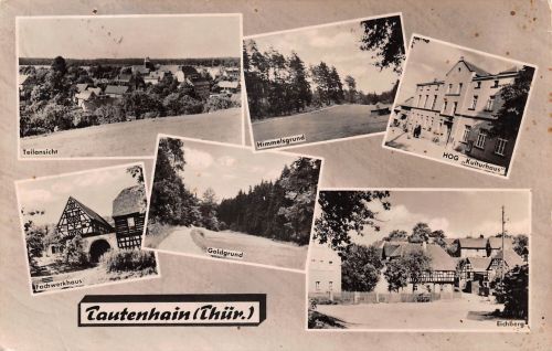 Tautenhain Mehrbildkarte gl1964 184.141
