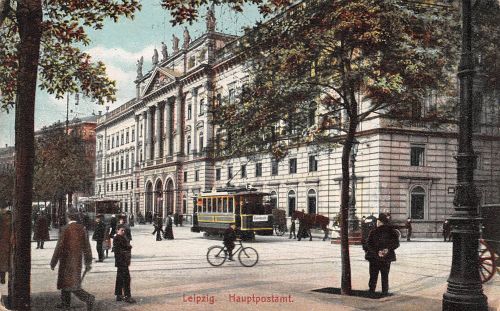 Leipzig Hauptpostamt gl1911 185.242