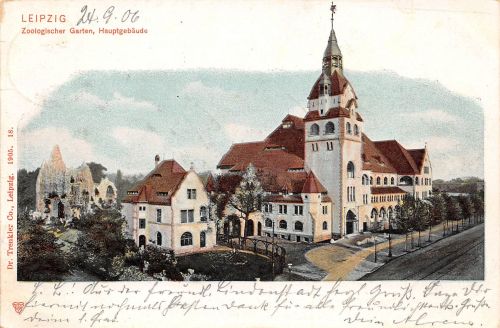 Leipzig Zoologischer Garten Hauptgebäude gl1906 185.638