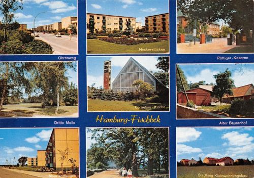 Hamburg-Fischbek Mehrbildkarte ngl 185.703