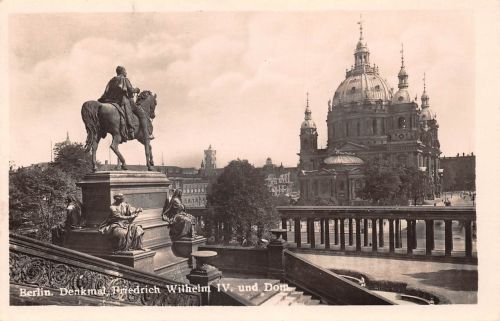 Berlin Denkmal Friedrich Wilhelm IV. und Dom ngl 186.151