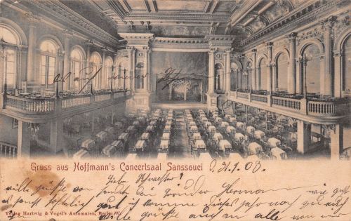 Berlin Hoffmann´s Concertsaal Sanssouci gl1901 186.158