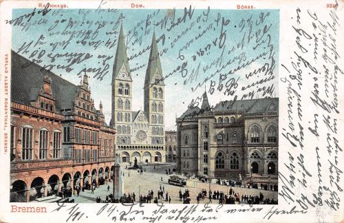 Bremen Rathaus Dom Börse gl1904 186.186
