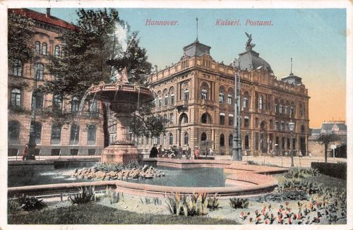 Hannover Kaiserl. Postamt gl1912 186.189