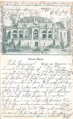 Hannover Neues Haus gl1901 186.190